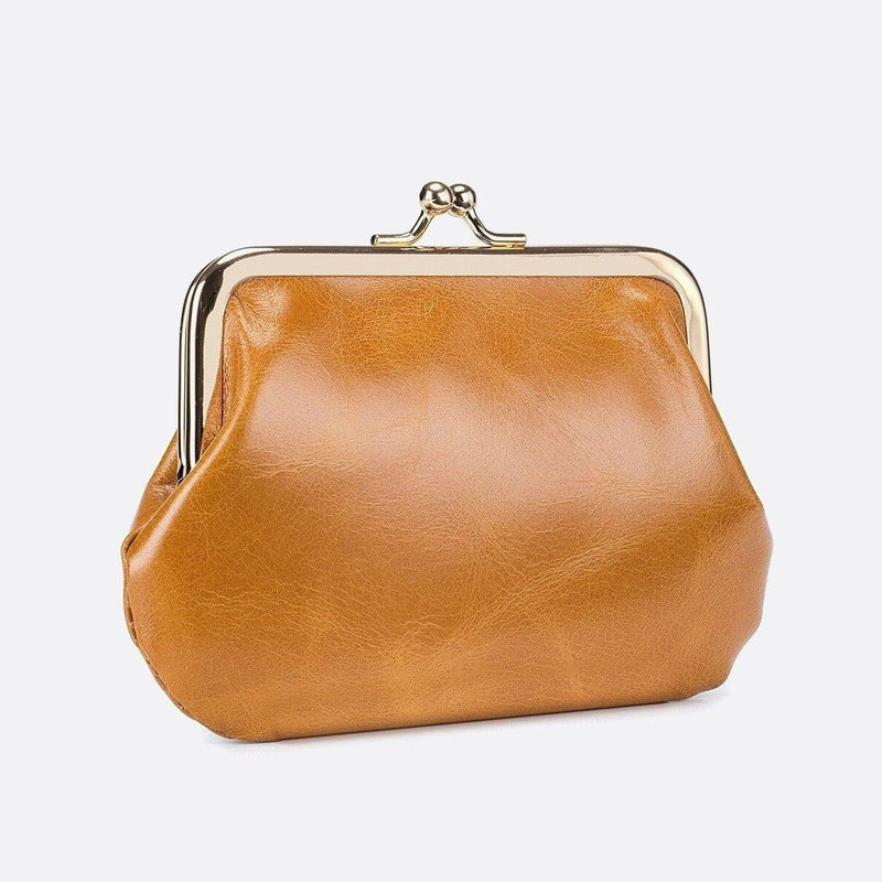 Porte-Monnaie Cuir Premium avec Fermoir Métallique | Nina Sac Camel