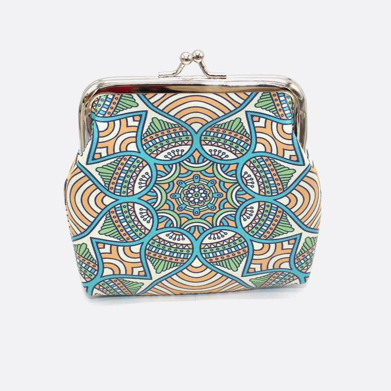 Porte-Monnaie Vintage Mandala | Nina Sac Orange