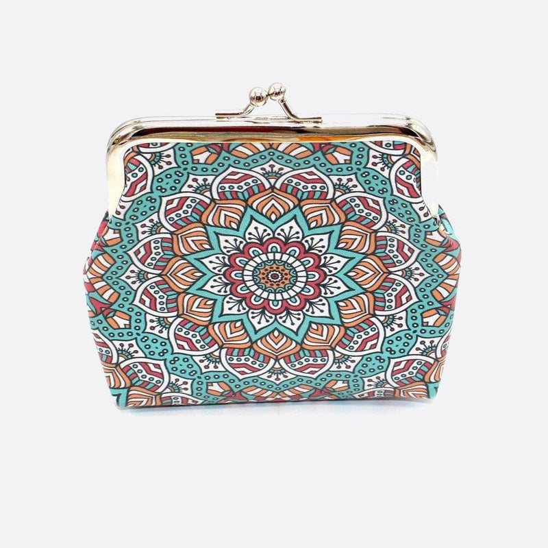 Porte-Monnaie Vintage Mandala | Nina Sac Vert