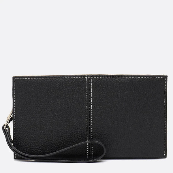 Portefeuille Long en Cuir de Luxe | Nina Sac Noir