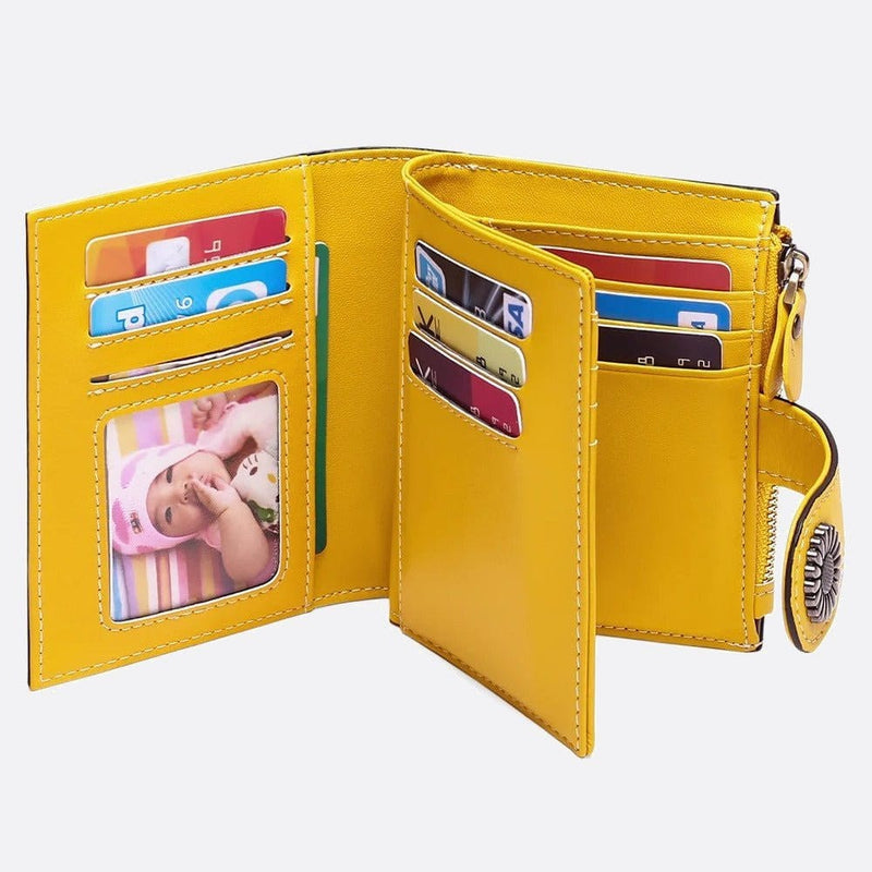 Portefeuille Moutarde | Nina Sac