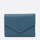 Portefeuille Premium en Cuir Triple Volet | Nina Sac Bleu marine