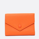 Portefeuille Premium en Cuir Triple Volet | Nina Sac Orange