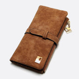 Portefeuille Premium en Nubuck | Nina Sac Camel