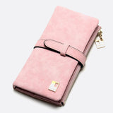Portefeuille Premium en Nubuck | Nina Sac Rose pâle