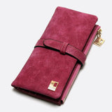 Portefeuille Premium en Nubuck | Nina Sac Rouge