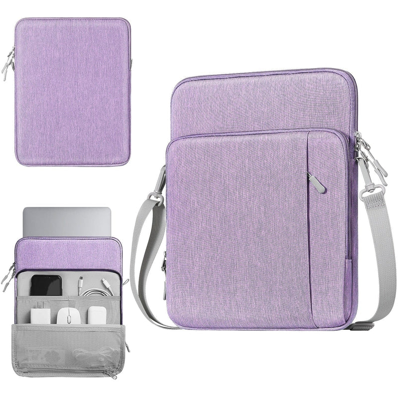 Sac à Bandoulière Femme pour Ordinateur Multipoches | Nina Sac Violet