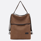Sac à Dos Convertible en Sac d'Épaule | Nina Sac Marron