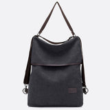 Sac à Dos Convertible en Sac d'Épaule | Nina Sac Noir