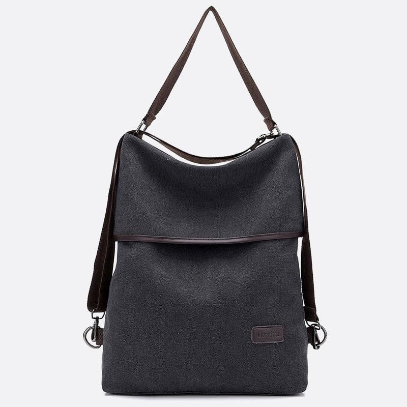 Sac à Dos Convertible en Sac d'Épaule | Nina Sac Noir