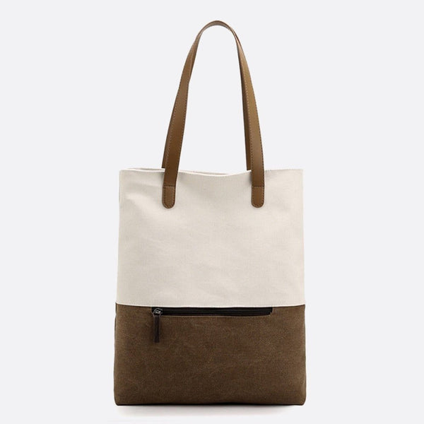 Sac à Dos Convertible en Toile | Nina Sac Blanc