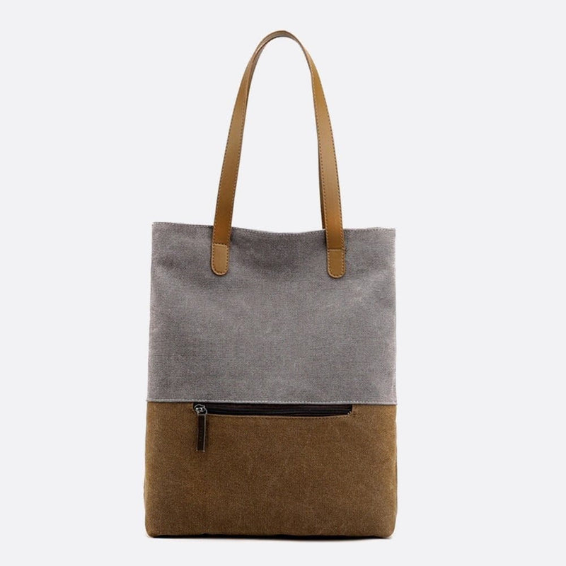 Sac à Dos Convertible en Toile | Nina Sac Gris