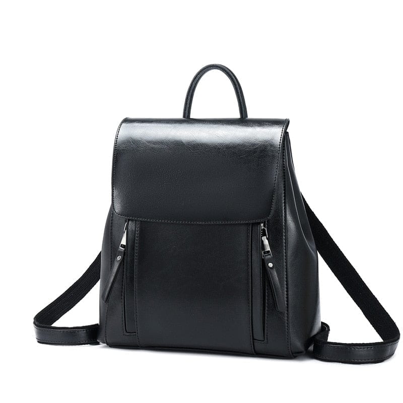 Sac à Dos de Luxe Fonctionnel - Voyager avec Style | Nina Sac Noir