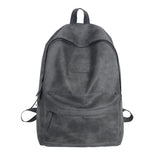 Sac à Dos en Cuir Élégant pour l'École | Nina Sac Gris