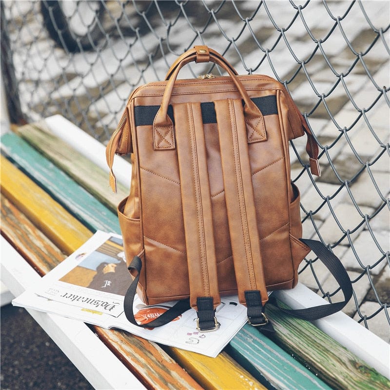 Sac à Dos en Cuir Pour Femme - Idéal pour l'École | Nina Sac