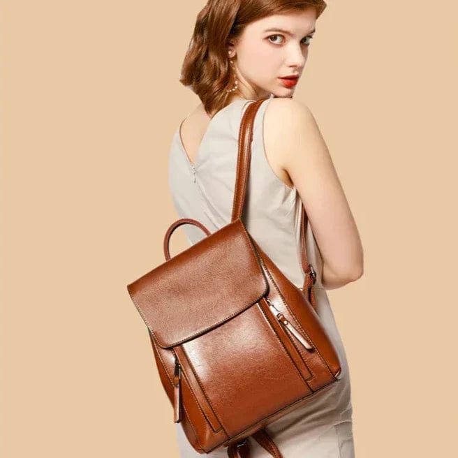 Sac à dos en cuir pour femme | Nina Sac