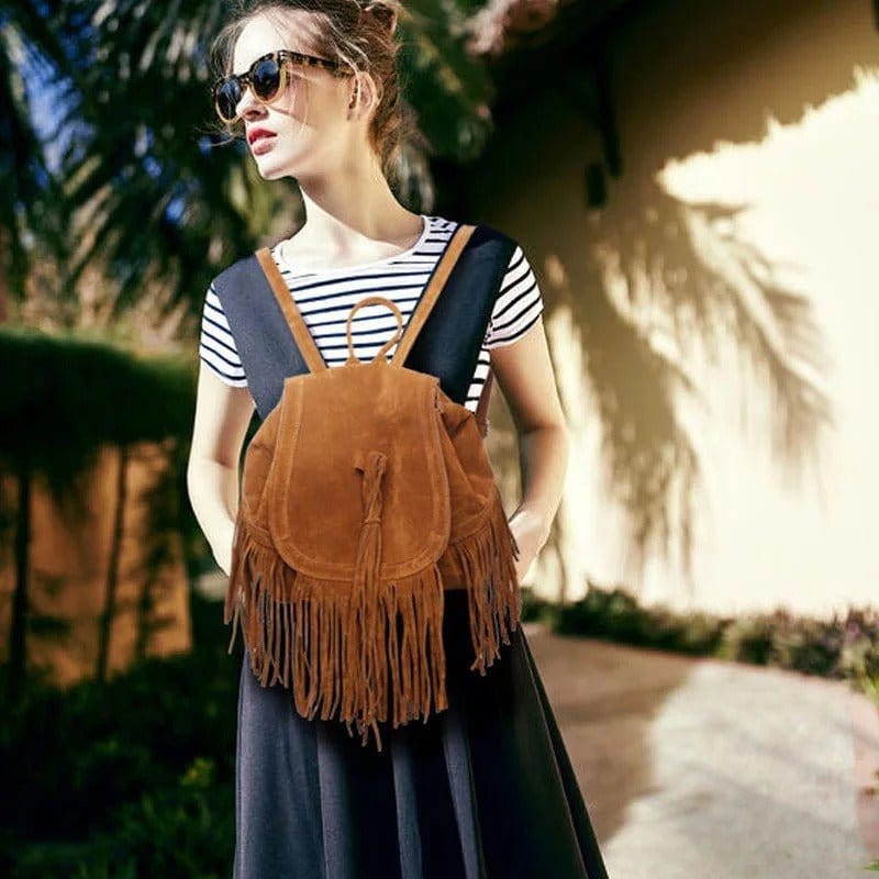 Sac à Dos en Daim Luxe | Nina Sac