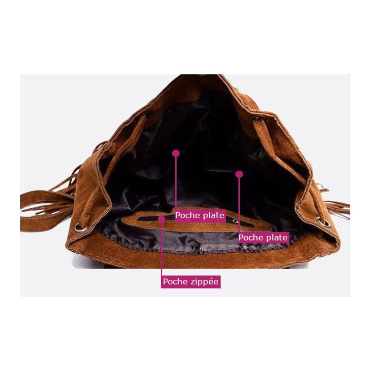 Sac à Dos en Daim Luxe | Nina Sac