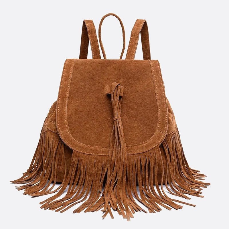 Sac à Dos en Daim Luxe | Nina Sac Camel
