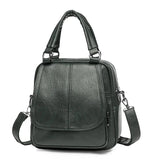 Sac à dos femme en cuir chic | Nina Sac Vert