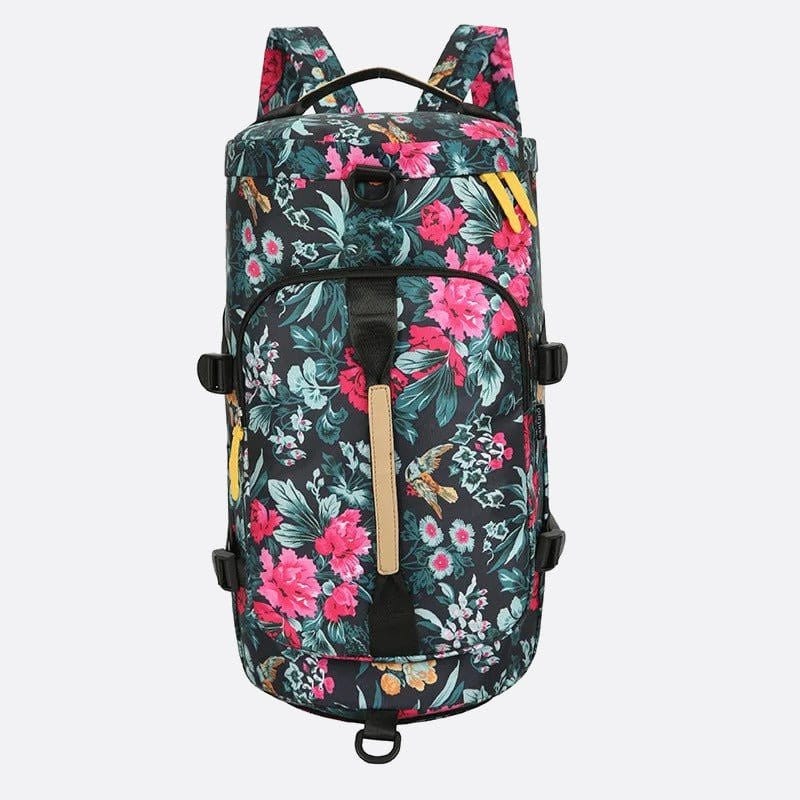 Sac à Dos Feuilles Sauvages | Nina Sac Gris foncé