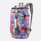 Sac à Dos Feuilles Sauvages | Nina Sac Rose