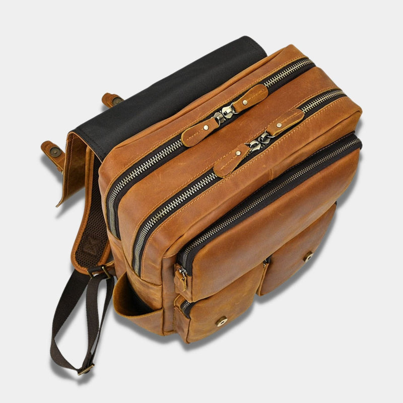 Sac à Dos homme Vintage en Cuir | Sac Carlo 