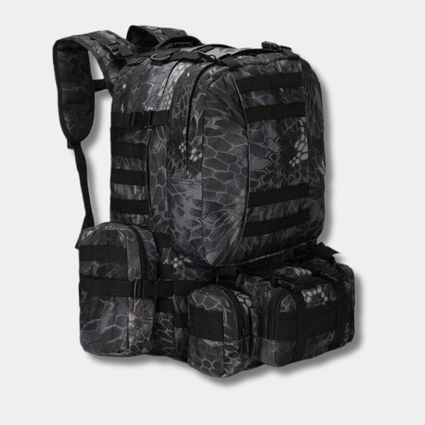 Sac à Dos Militaire 50L | Boutique en ligne Noir python