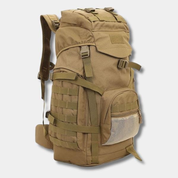 Sac à Dos Militaire 60L | Boutique en ligne Brun