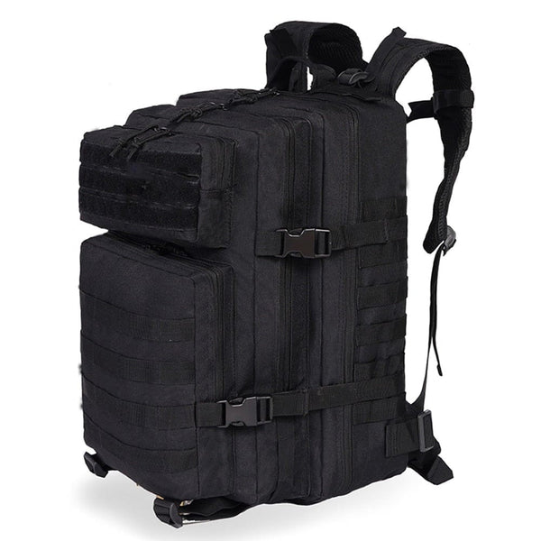 Sac à Dos Militaire de Voyage - Idéal pour la Randonnée | Nina Sac Noir