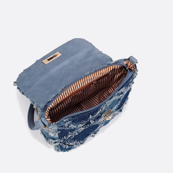 Sac à épaule en denim | Nina Sac