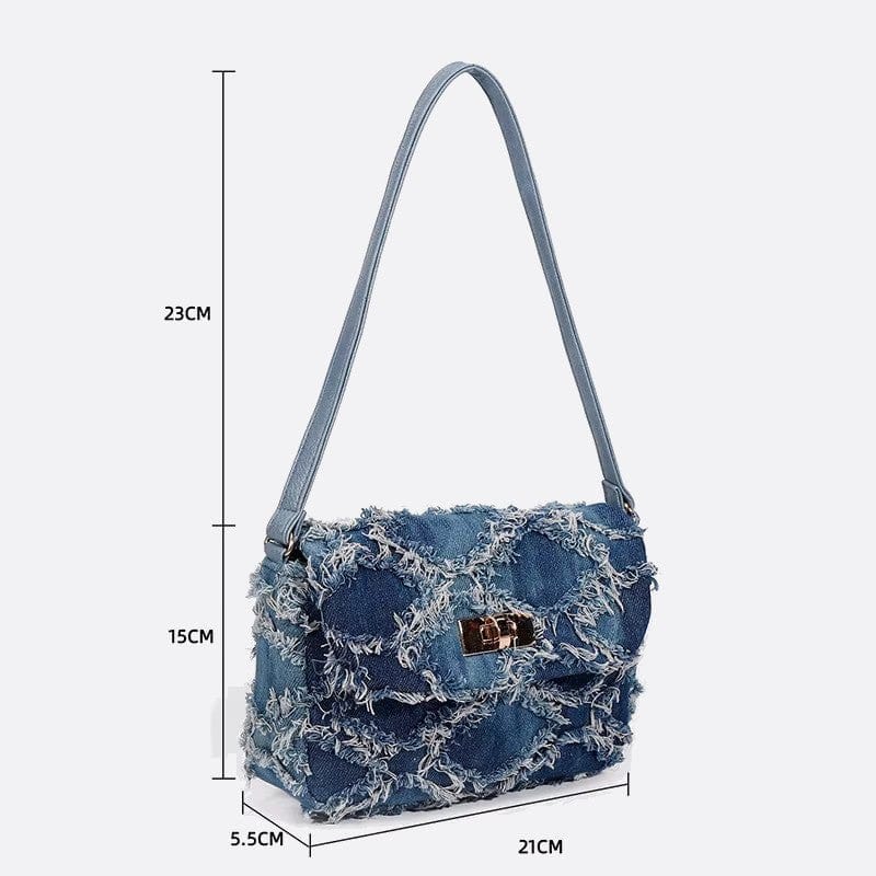 Sac à épaule en denim | Nina Sac