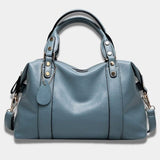 Sac à main bandoulière cuir Femme | Nina Sac bleu clair