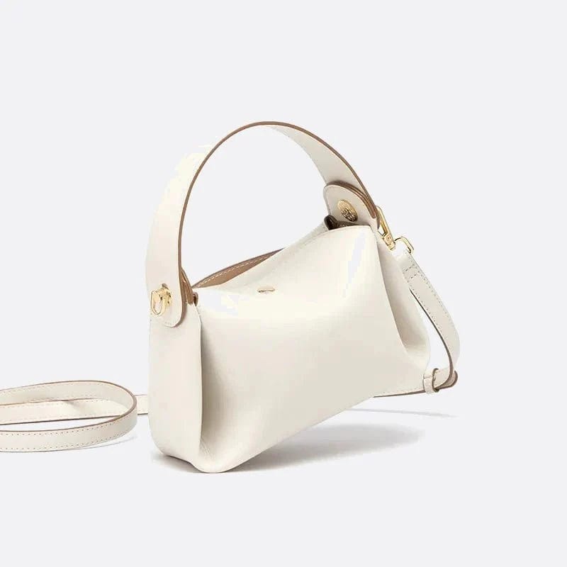 Sac à Main Blanc en Cuir Mini | Nina Sac