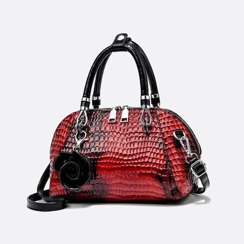 Sac à Main Croco Chic | Nina Sac Rouge