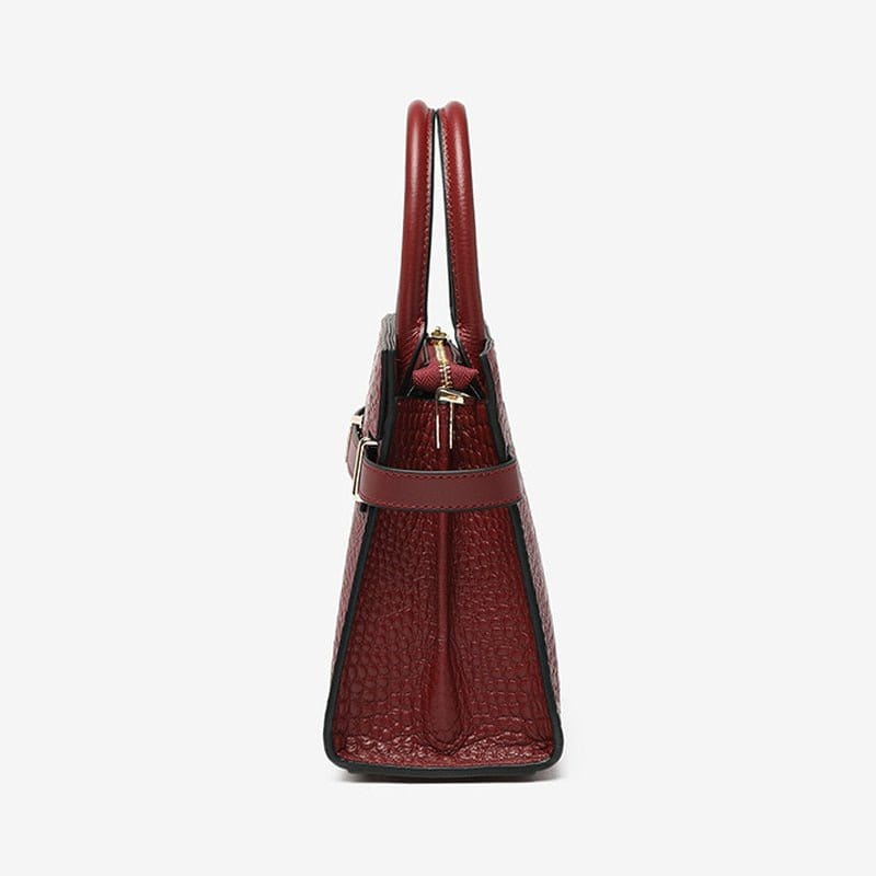 Sac à Main Croco Luxe en Cuir | Nina Sac