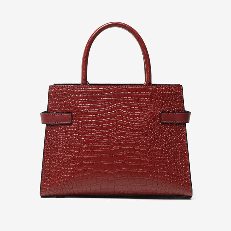 Sac à Main Croco Luxe en Cuir | Nina Sac