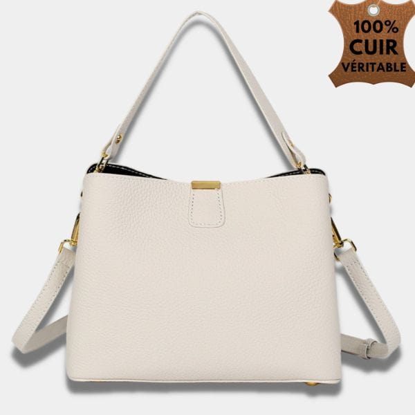 Sac à main Cuir Femme | Sac Mila Blanc