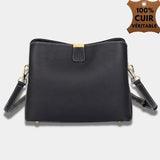 Sac à main Cuir Femme | Sac Mila Noir