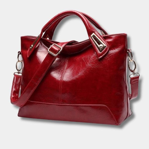 Sac à Main en Bandoulière Cuir PU | Sac Rafaëlla Rouge