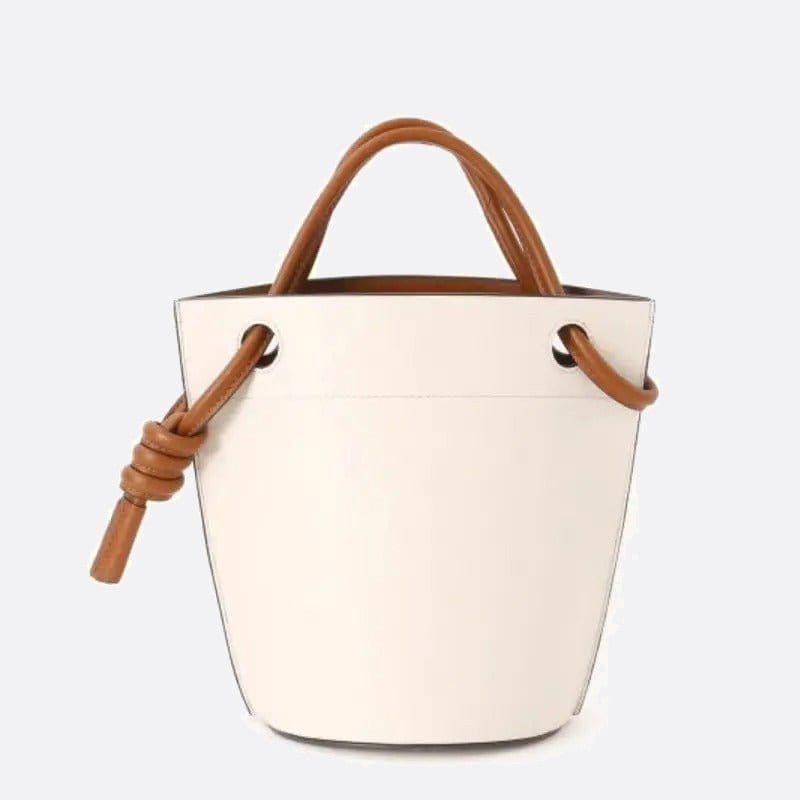 SAC À MAIN EN CUIR BLANC - LUXE ASSURÉ | Nina Sac