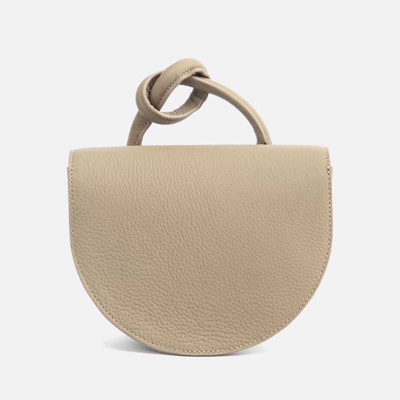 Sac à main en cuir demi-lune | Nina Sac