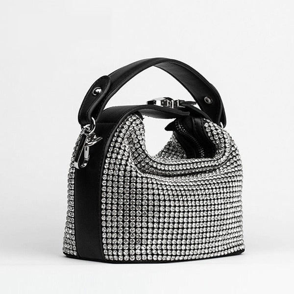 Sac à Main en Cuir et Strass | Nina Sac