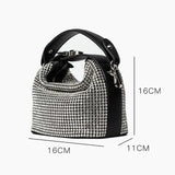 Sac à Main en Cuir et Strass | Nina Sac