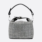 Sac à Main en Cuir et Strass | Nina Sac Blanc