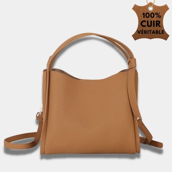 Sac à main en Cuir | Sac Sofia camel