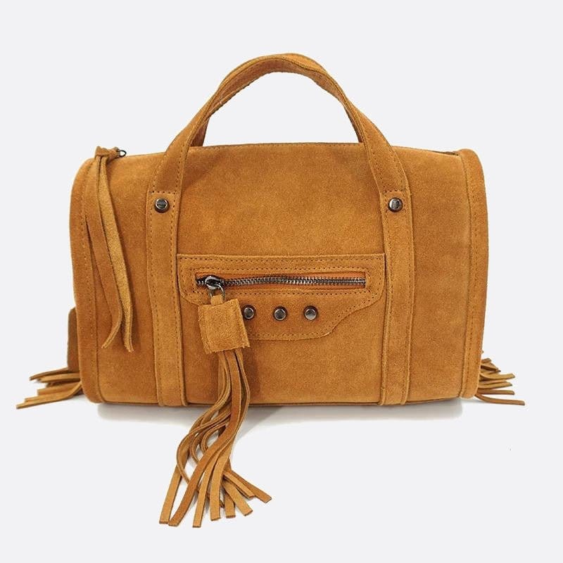 Sac à Main en Daim Luxe | Nina Sac Camel