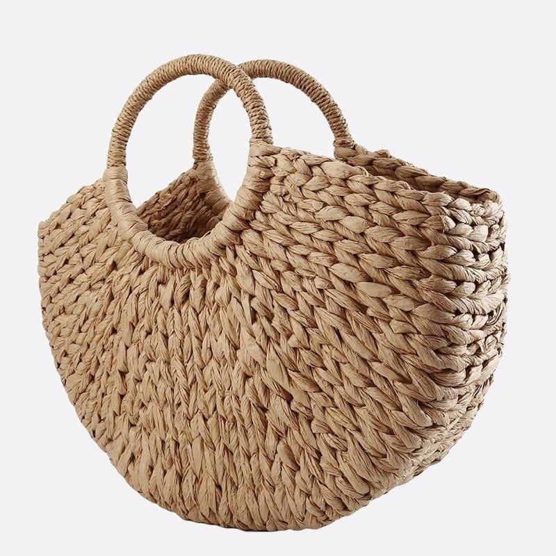 Sac à Main en Paille Beige - Style Naturel | Nina Sac