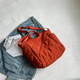 Sac à Main Femme Tendance en Coton Pour vos Virées Shopping | Nina Sac Orange