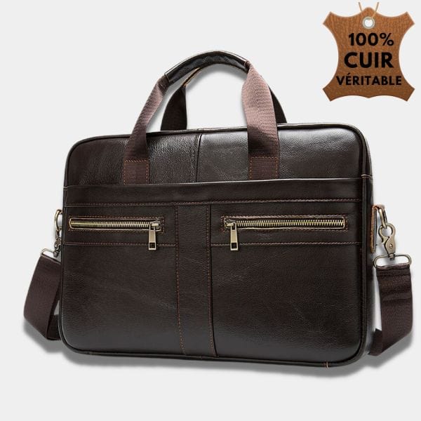 Sac à Main Homme Luxe | Sac Parker Marron